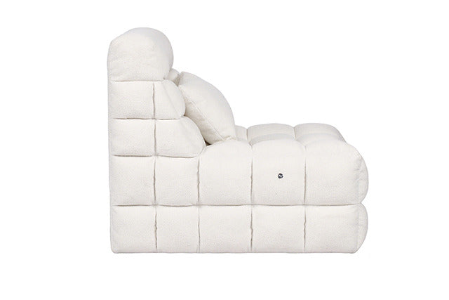 Kamili Massage Chair, White - view 3