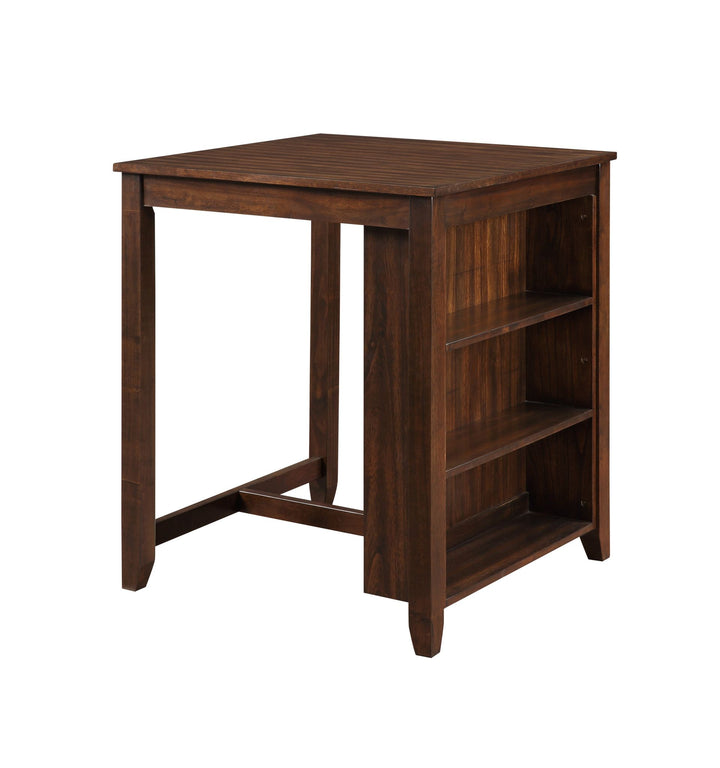 Gia 3 Pc 30" Storage Counter Table &amp; 2 Chairs-Cherry