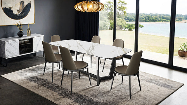 Norelli Side Chair, Silver/Taupe - view 2
