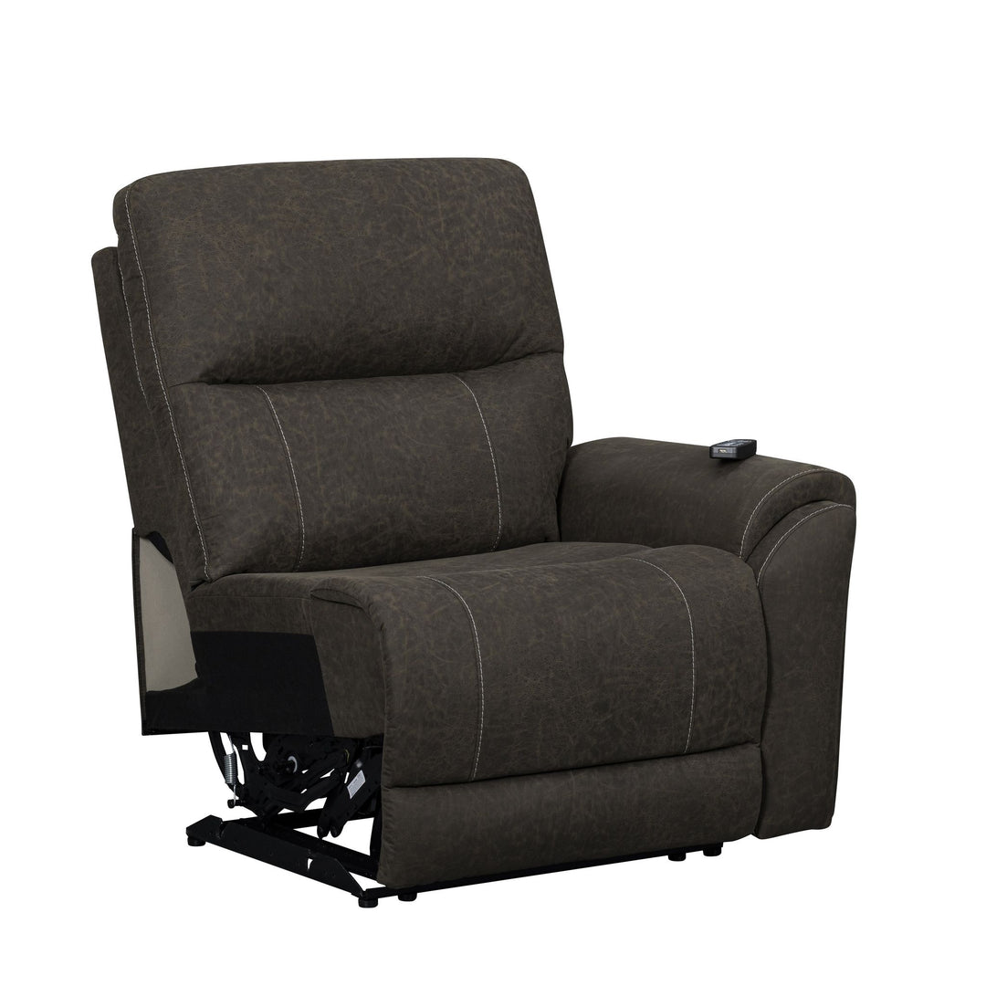 Gaia Raf Recliner W/pwr Hr,fr,massage, Heat-Sable