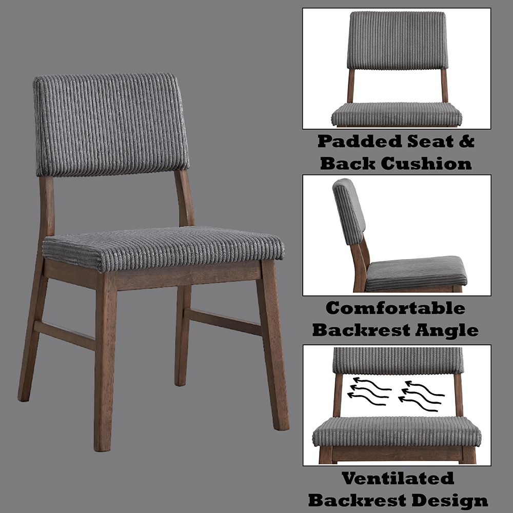 Seda Side Chair (Set-2) – features callout