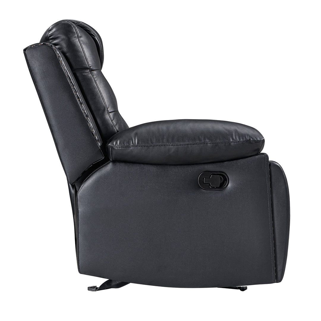 Nikko Glider Recliner-Black/gray