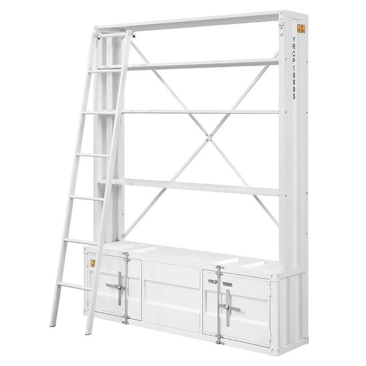 Cargo Bookcase with Ladder