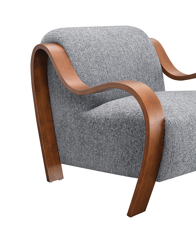 Niari Accent Chair, Sky Gray - view 7