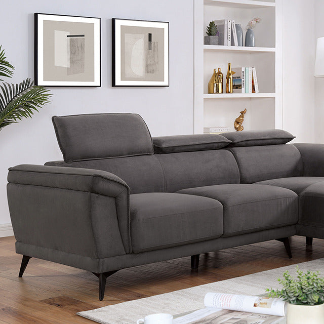 Napanee Sectional, Dark Gray