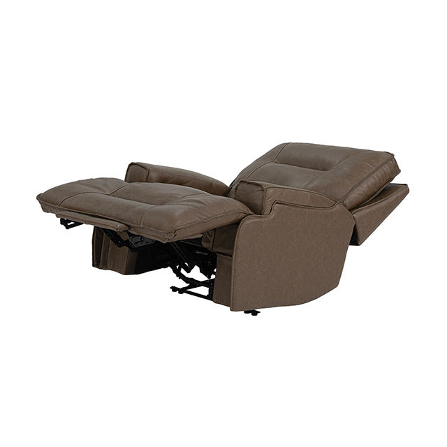 Dallas Oversized Power Recliner, Cocoa Brown - view 3