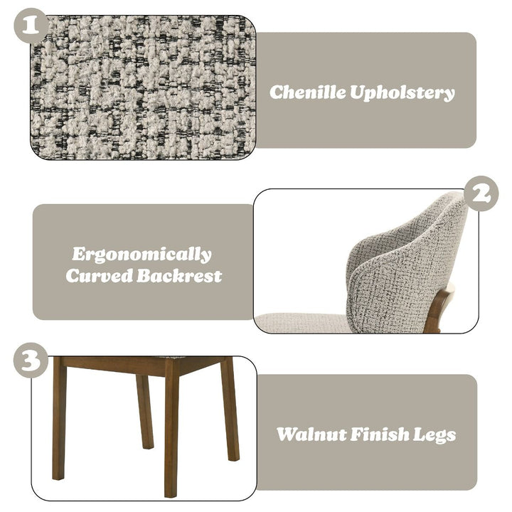 Oleia Side Chair (Set-2) – features callout