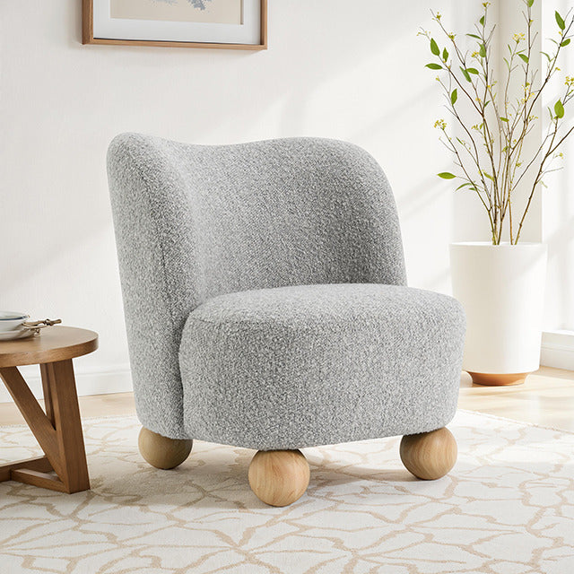 Karey Accent Chair, Gray - view 4