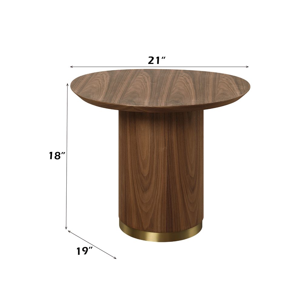 Willene End Table – dimensions diagram