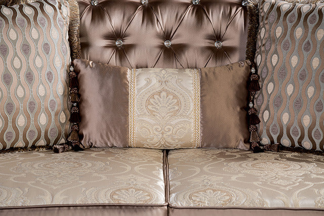Albacete Sofa, Dark Cherry/Brown - view 6
