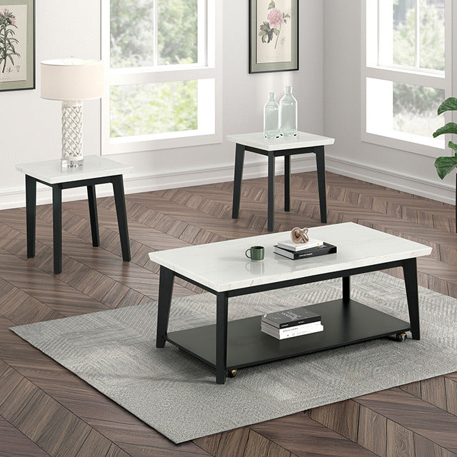 Thisted Square Marble End Table - view 3
