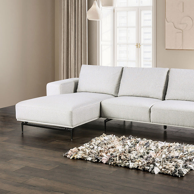 Baerum Sectional, Left Chaise, Light Gray