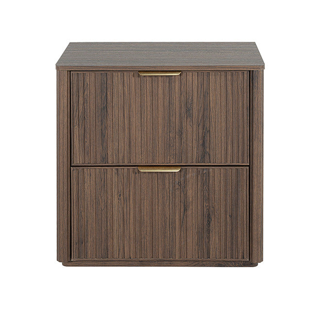 Lydd Nightstand W/ 2 Drawers, Walnut - view 2