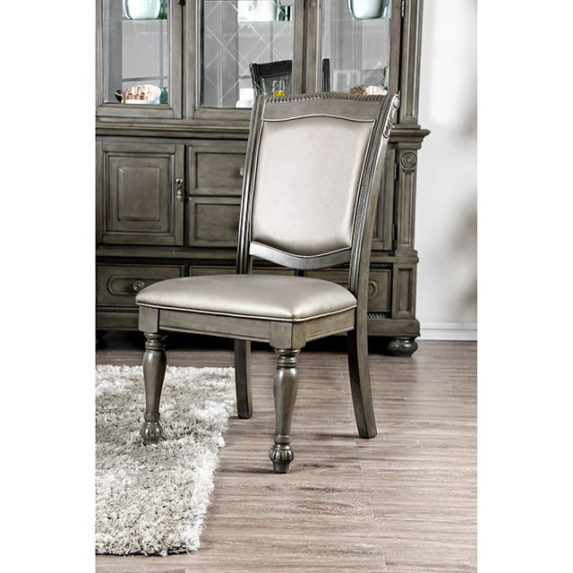 Alpena Side Chair, Silver/Gray - view 2