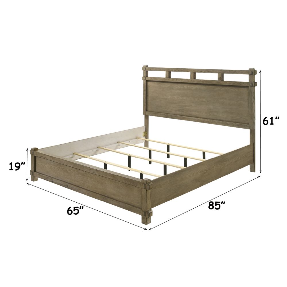 Colton Queen Bed – dimensions diagram