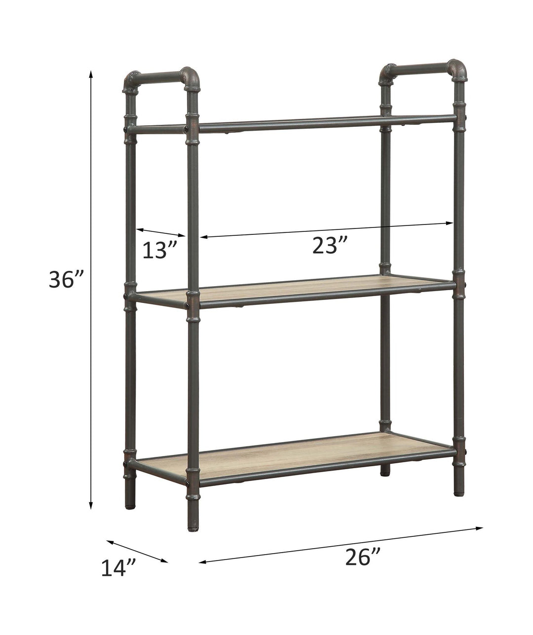 Itzel Bookshelf – line drawing