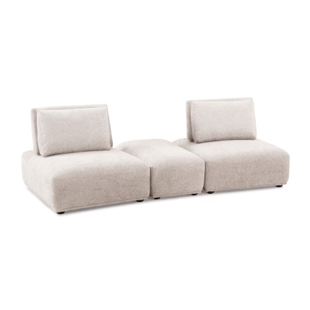 Stavanger 2-Seater W/ Rect Ot, Light Brown