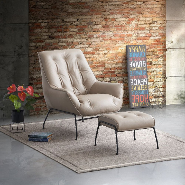 Zusa Accent Chair &amp; Ottoman