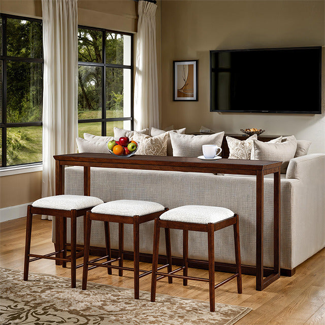 Daventry Sofa Table W/ 3 Counter Ht Stools - view 6