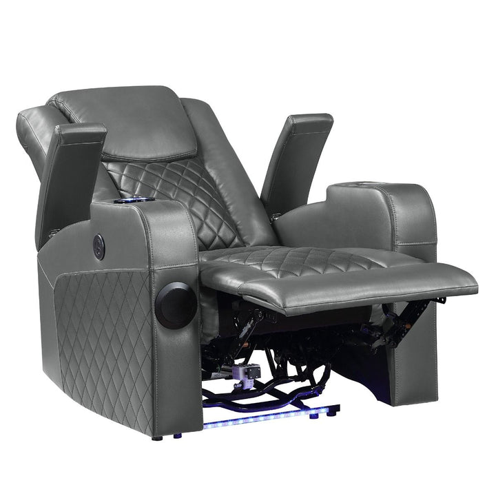 Alair Power Motion Recliner W/Bluetooth, Wireless Charger &amp; Cupholder – view 7