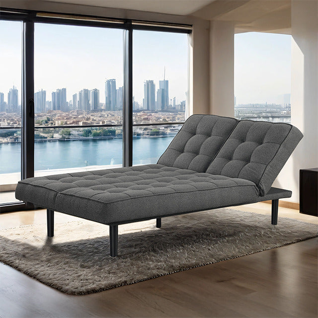 Naperville Futon Sofa, Dark Gray - view 5