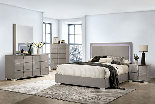 Sinistra Mirror, Light Taupe - view 2