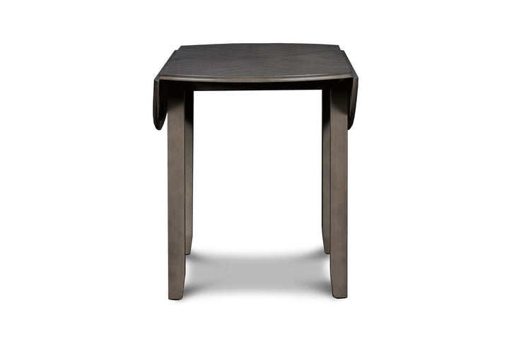Gia 3 Pc 42" Drop Leaf Dining Table &amp; 2 Chairs-Gray