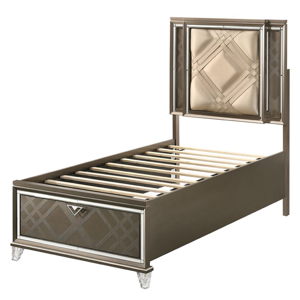 Skylar Full Bed with Led & Storage