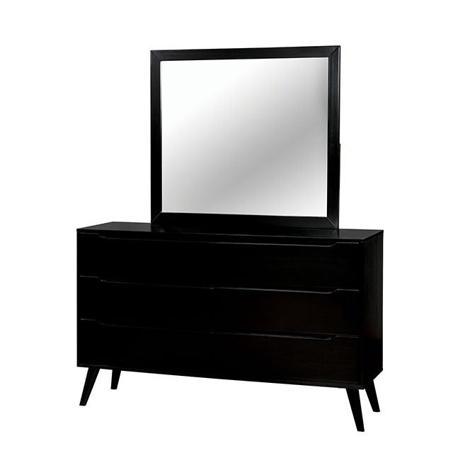 Lennart Rectangular Mirror, Black - view 3