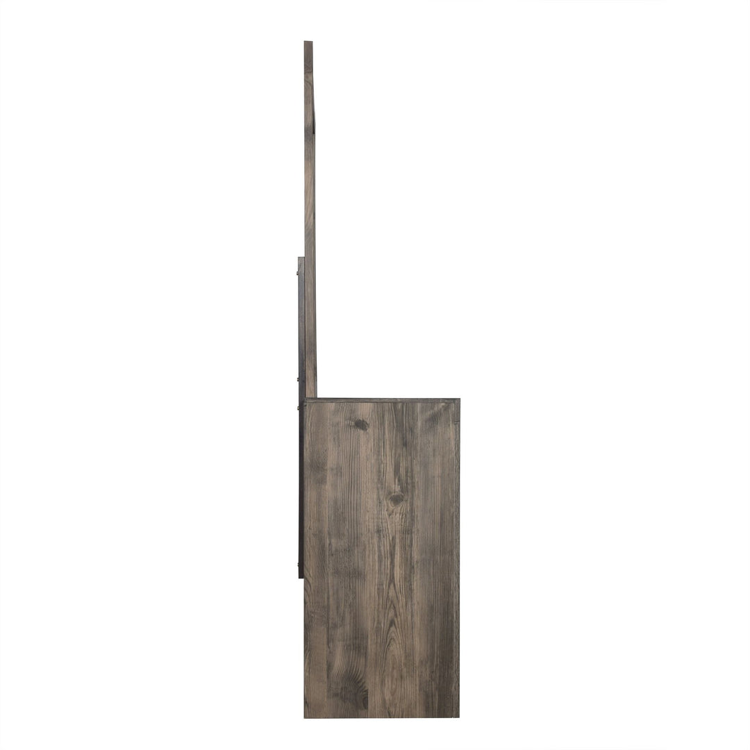 Misty Lodge Mirror- Greige