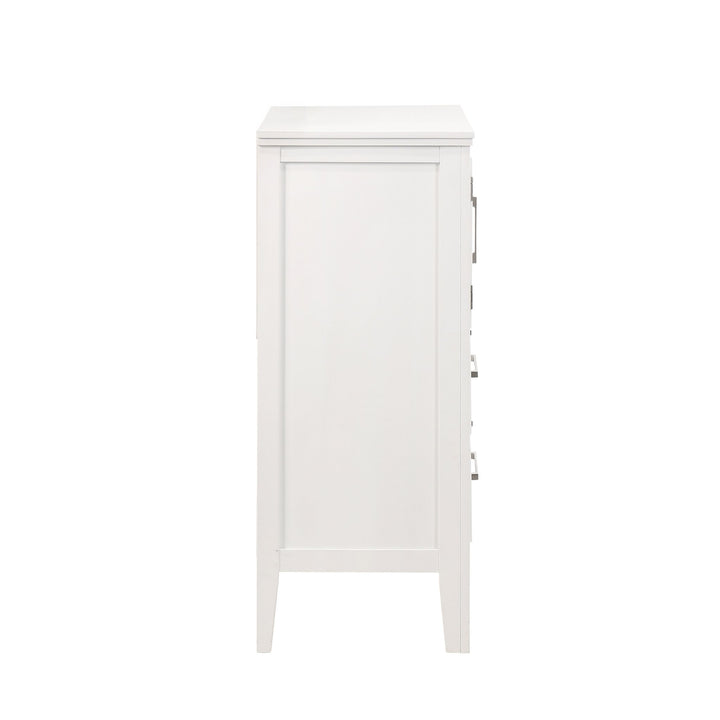 Andover 60" Dresser W/doors-White