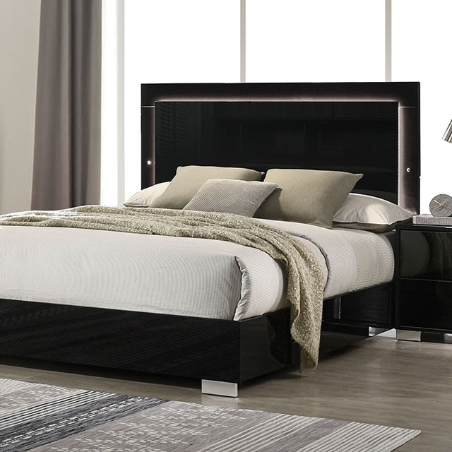 Sinistra Bed, Piano Black - view 2