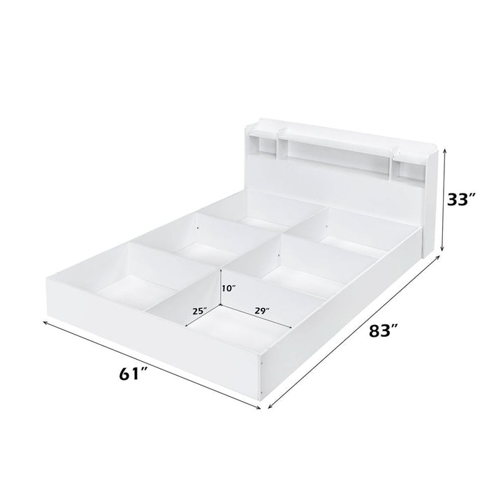 Perse Queen Bed with Storage