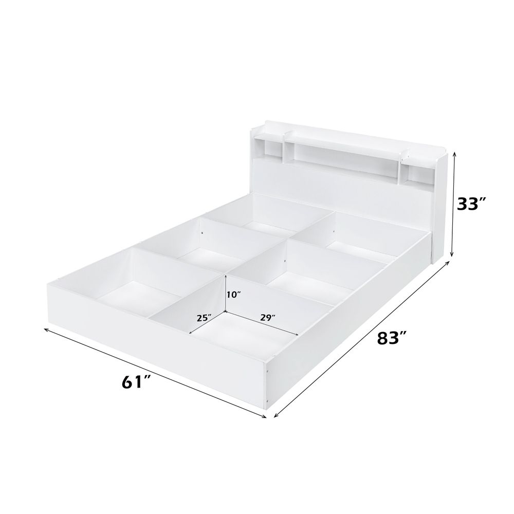 Perse Queen Bed with Storage