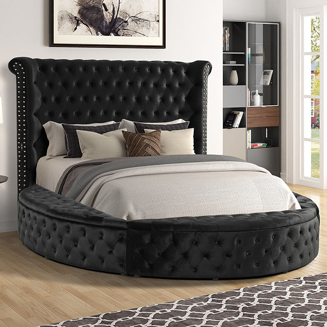 Sansom 4 Pc Queen Bedroom Set, Black