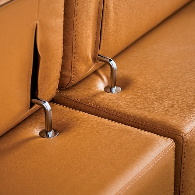 Vadso Sectional, Right Chaise, Tangerine - view 5
