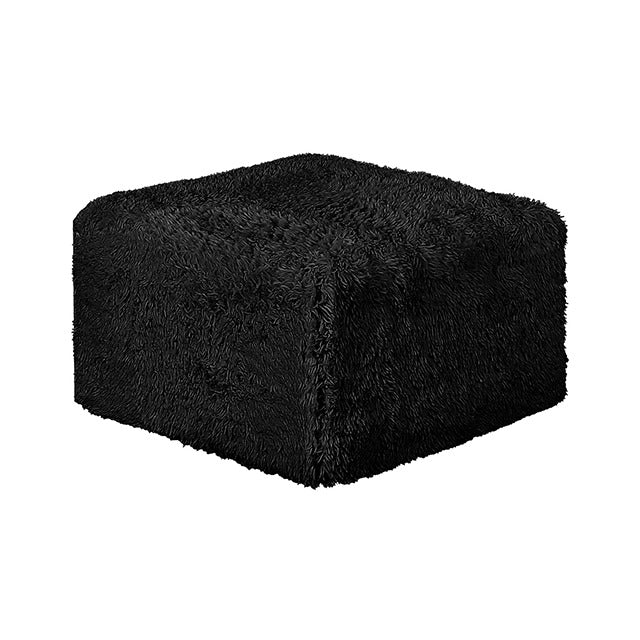 Nappi Large L-Sectional W/ Ottoman, Black - view 3