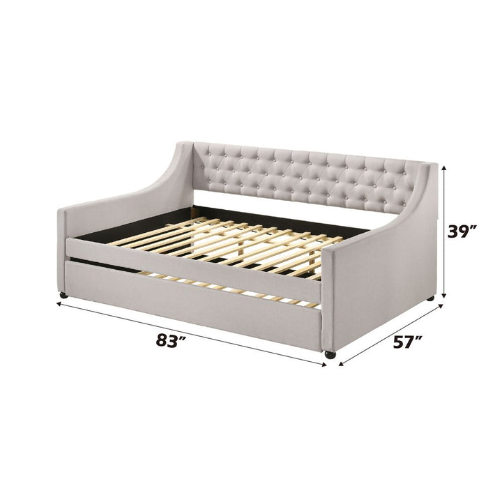 Lianna Daybed W/Trundle (Full) – dimensions diagram