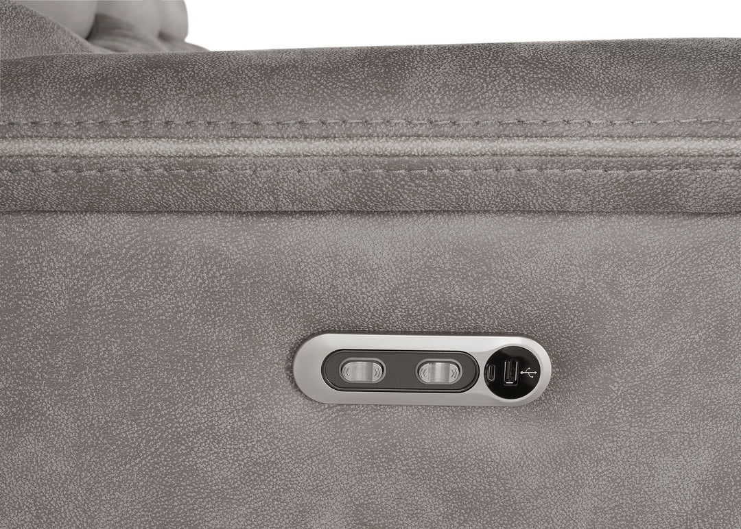 Kamari Sofa W/pwr Hr & Fr-Gray