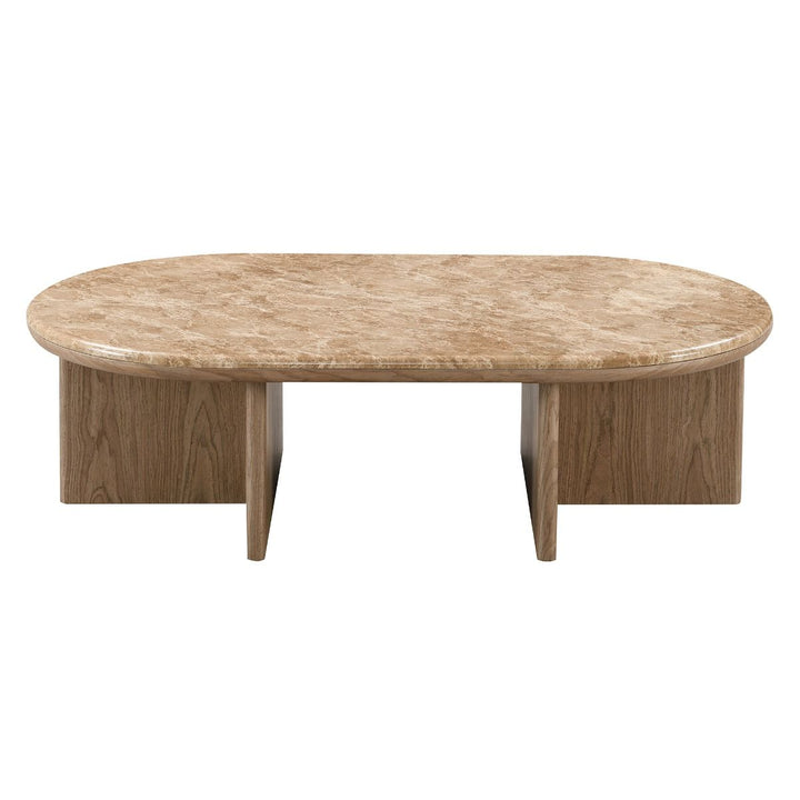 Markku Coffee Table w/Natural Marble – view 4