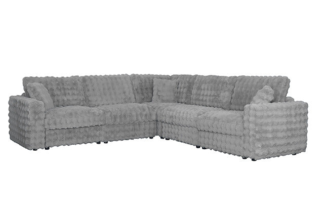 Mckenna Modular Sectional, Silver Gray