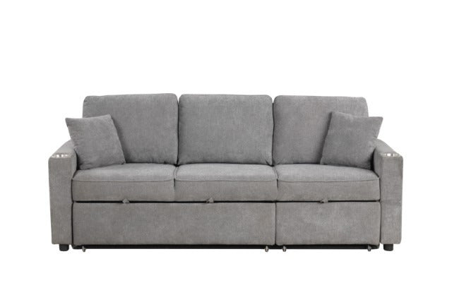 Kendal Sleeper Sofa Sectional, Gray - view 2