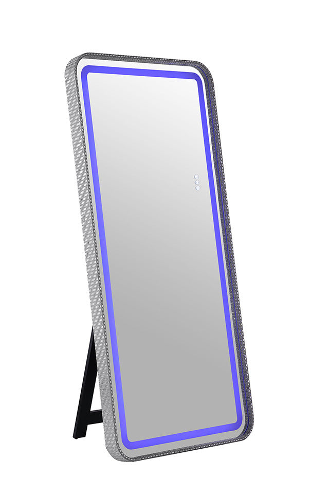 Kiley Floor Mirror, Silver