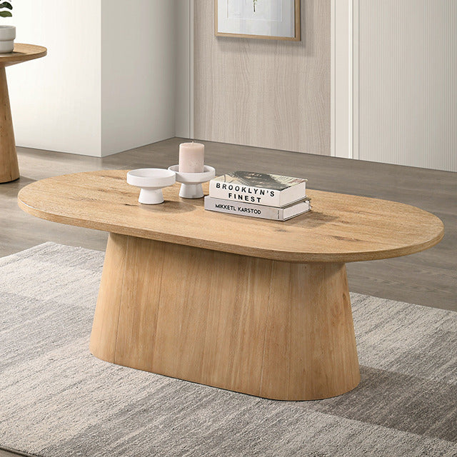 Halewood Oval Cocktail Table, Oak - view 5