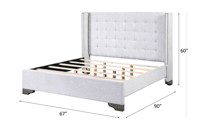 Artesia Queen Bed – line drawing