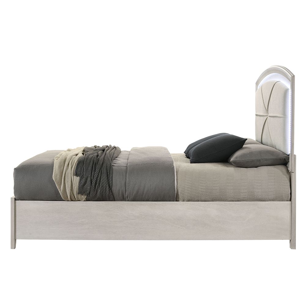 Ramondi EK Bed w/Storage & LED – view 4