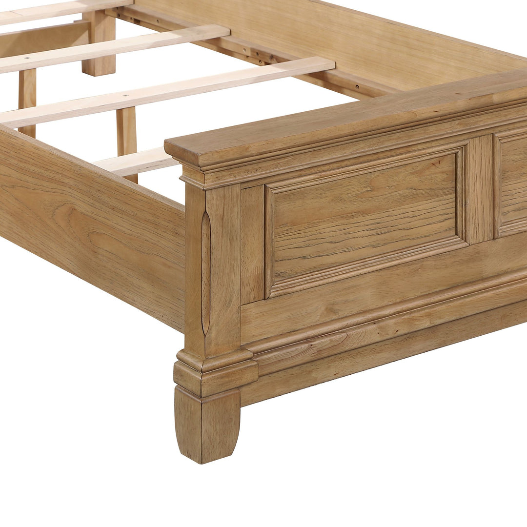 Sunstone 3/3 T Panel Headboard-Honey