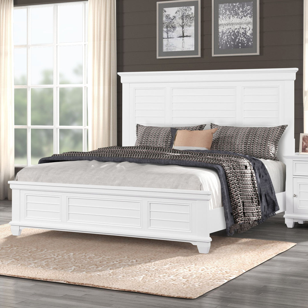 Jamestown 6/0 WK Stg Bed Rails- White