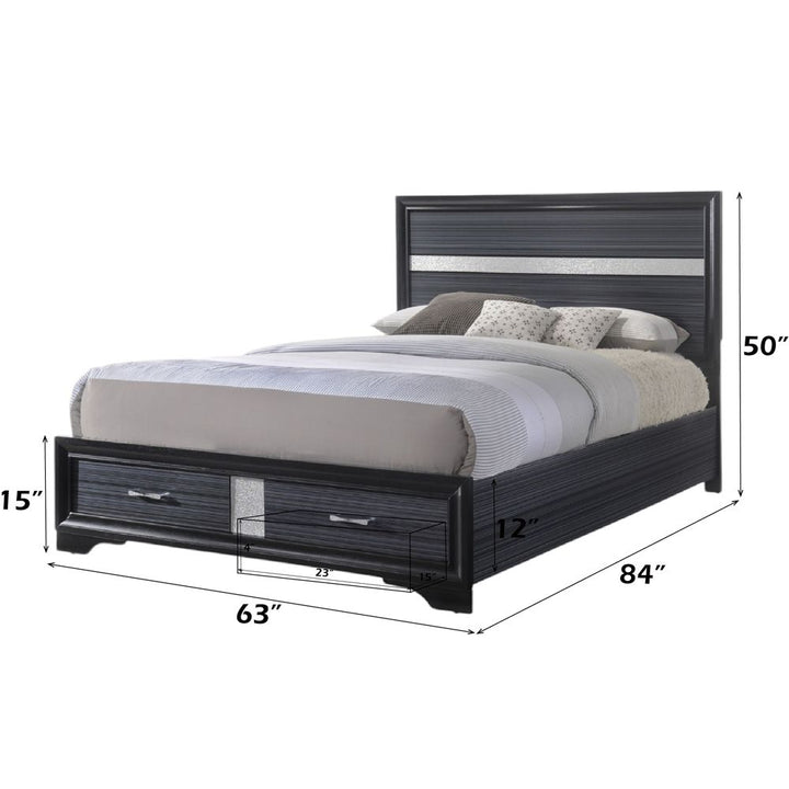 Naima Queen Bed with Storage