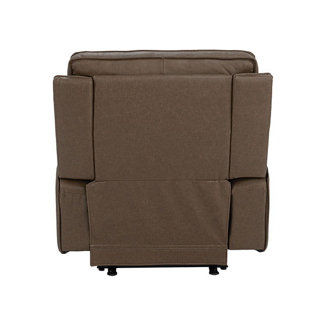 Dallas Oversized Power Recliner, Cocoa Brown - view 5